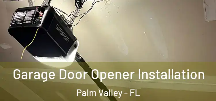  Garage Door Opener Installation Palm Valley - FL